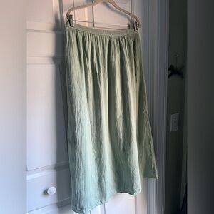 J. Crew gauzy cotton maxi skirt medium